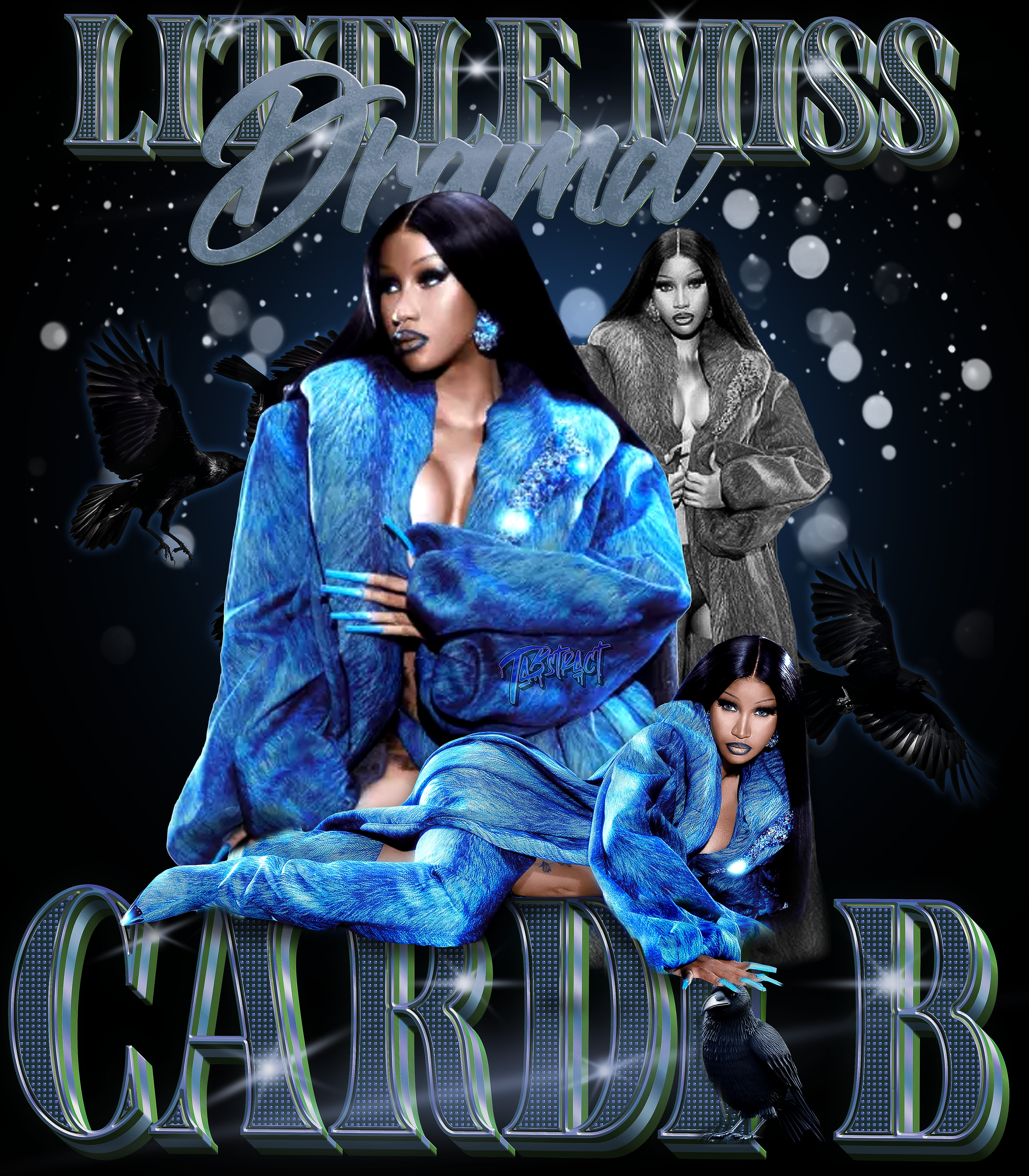 Cardi B – Little Miss Drama Tour Merch Concept