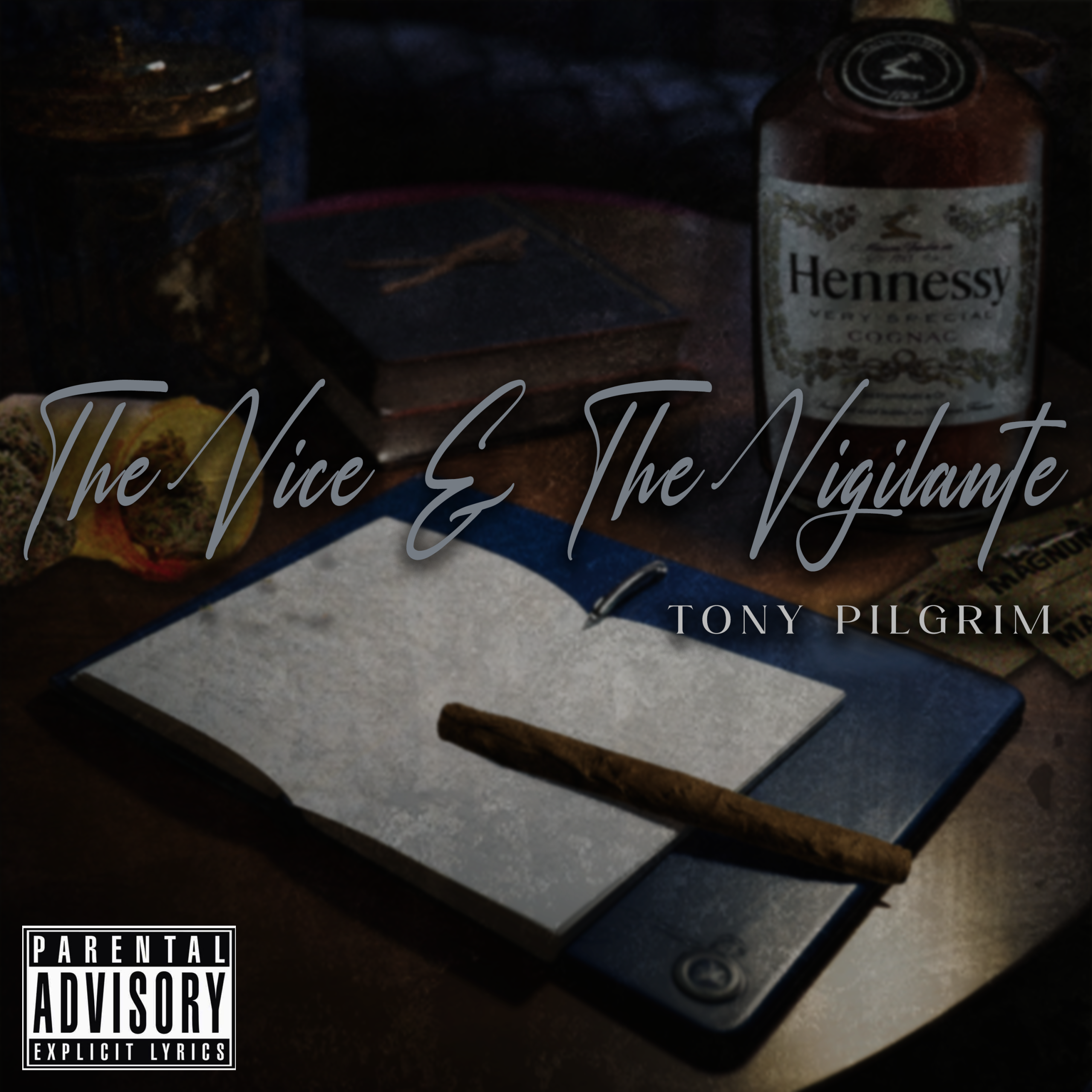 Tony Pilgrim – ‘The Vice & The Vigilante’ Cover Art
